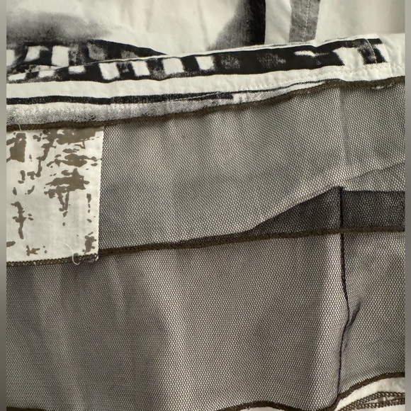 Tango Mango Collection Art-to-Wear Patchwork Embellished Tunic Shirt Small - Picture 12 of 13